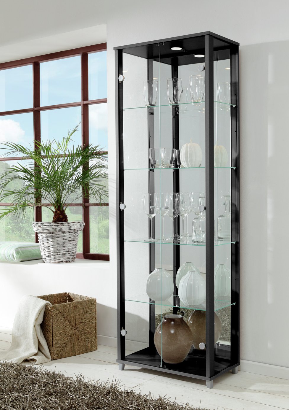 Argos Home 2 Door Glass Display Cabinet
