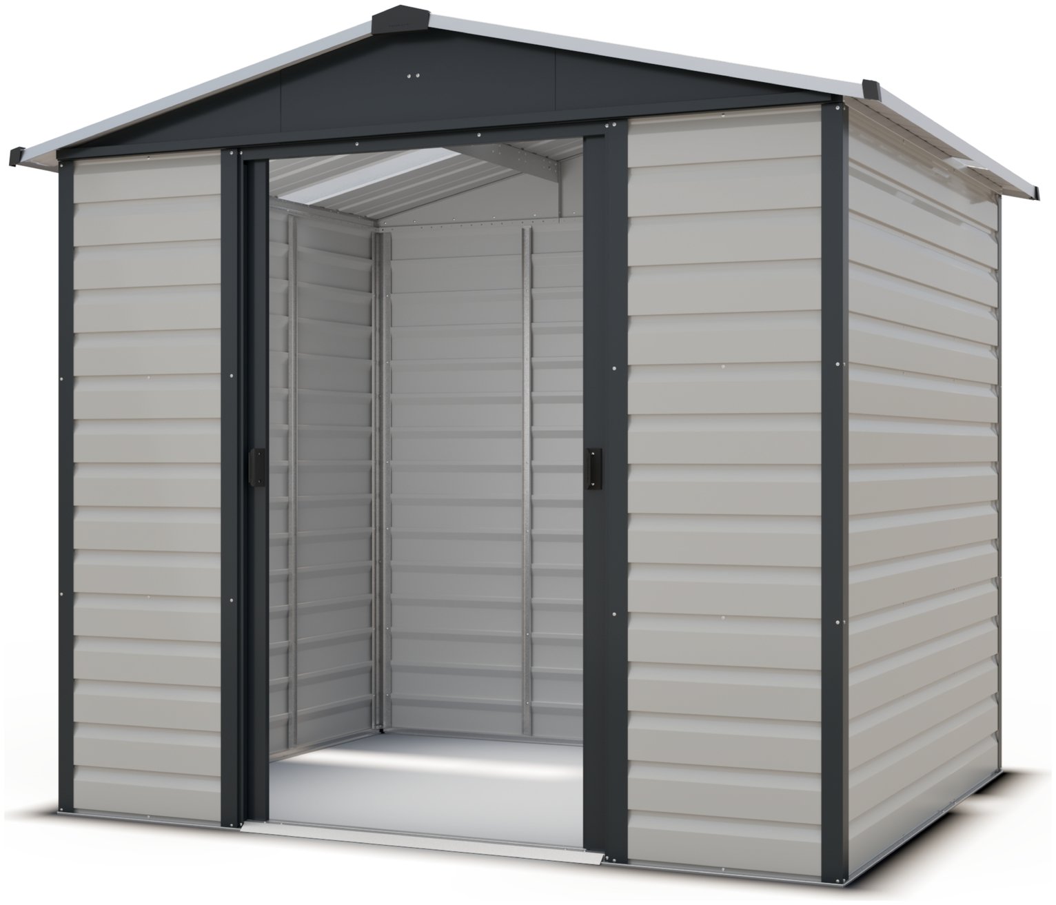 Yardmaster Extra Tall Metal Shiplap Shed - 10 x 6ft