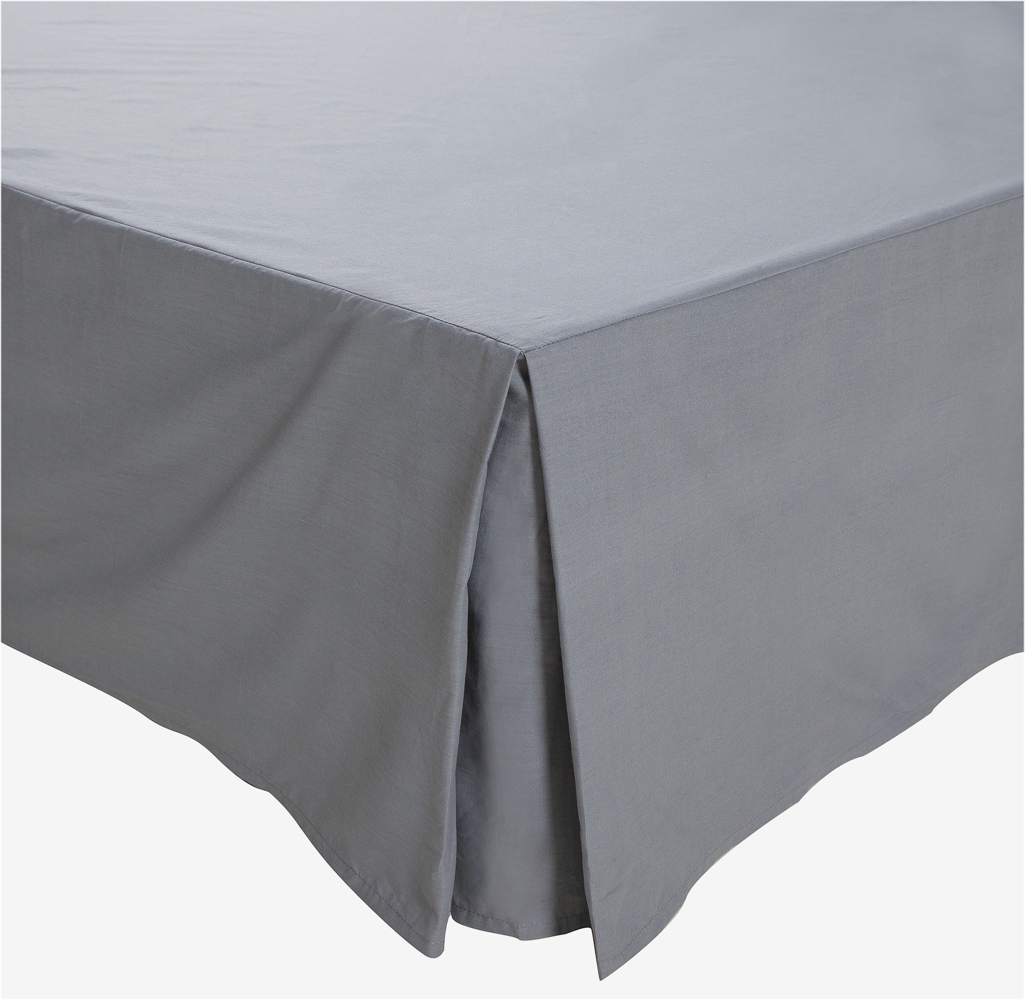 Habitat Easycare Plain Grey Valance - Double