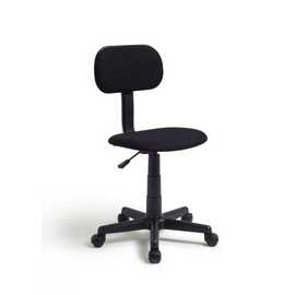 Argos Home Fabric Office Chair - Black
