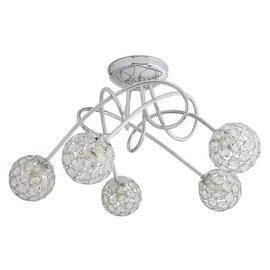 Buy Argos Home Amelia 3 Light Beaded Argos Home Amelia 2 Light Beaded Globe