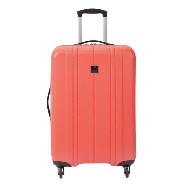 Buy Revelation Santorini Small 4 Wheel Hard Suitcase - Coral at Argos ...