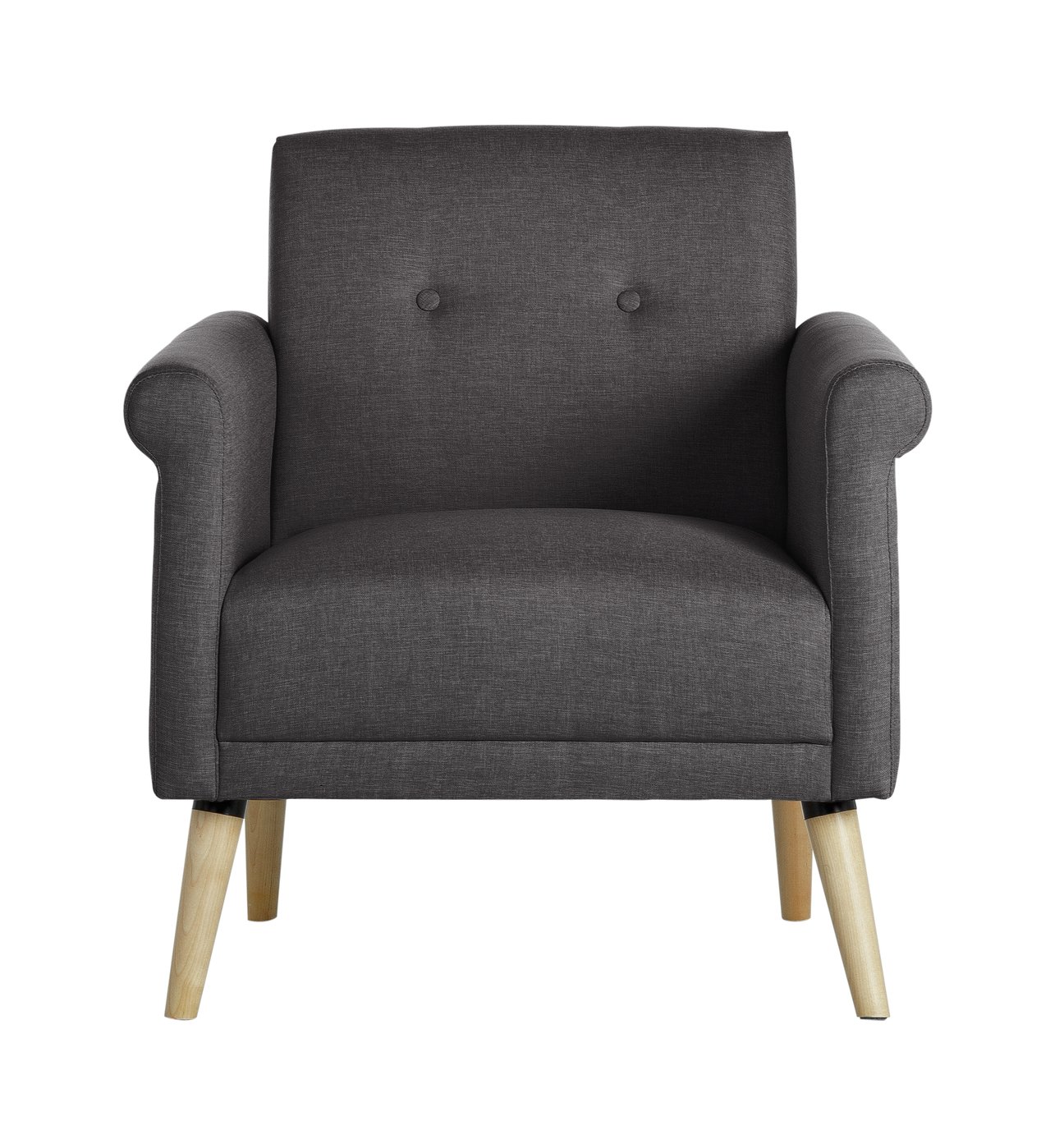Argos Home Evie Armchair in a Box - Charcoal