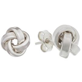 Revere Italian Sterling Silver Knot Stud Earrings
