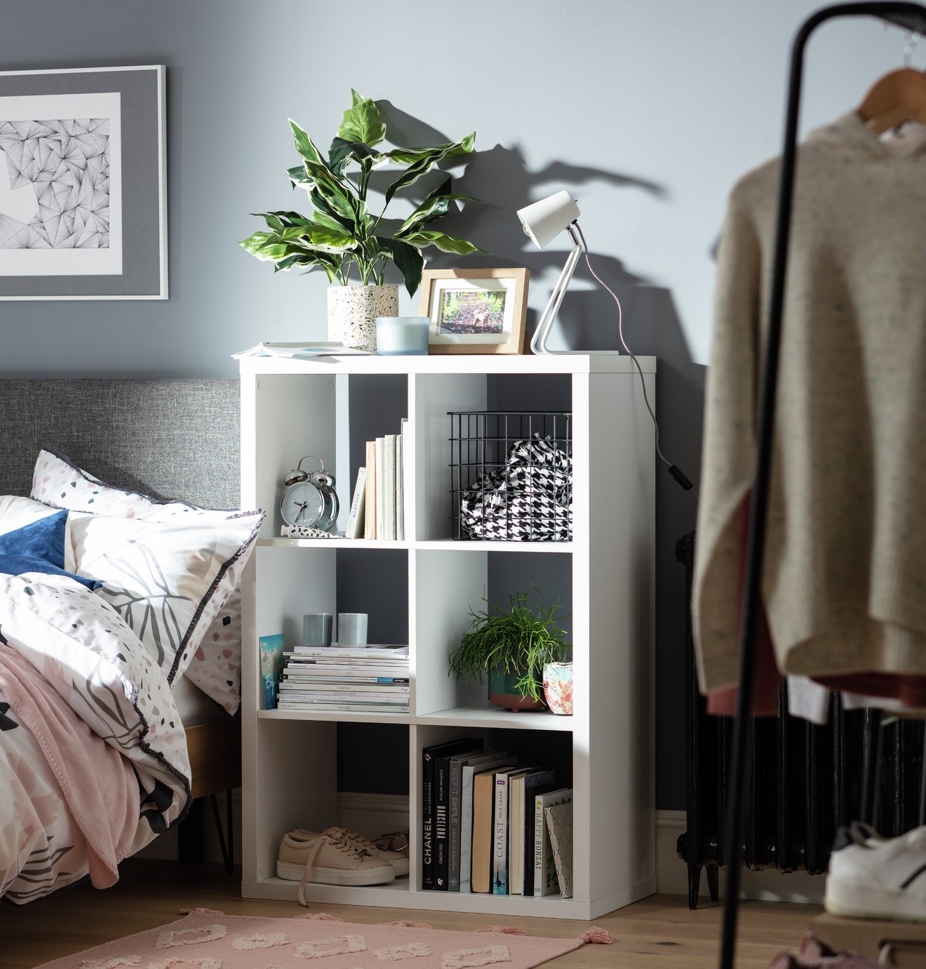 Habitat Squares Plus 6 Cube Storage Unit