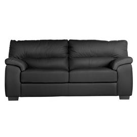Buy Argos Home Trieste 3 Seater Leather Sofa Black Sofas Buy Argos Home Trieste 3 Seater Leather Sofa Black Sofas