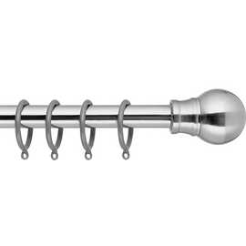 Argos Home Steel Extendable Curtain Pole - 110cm - 300cm
