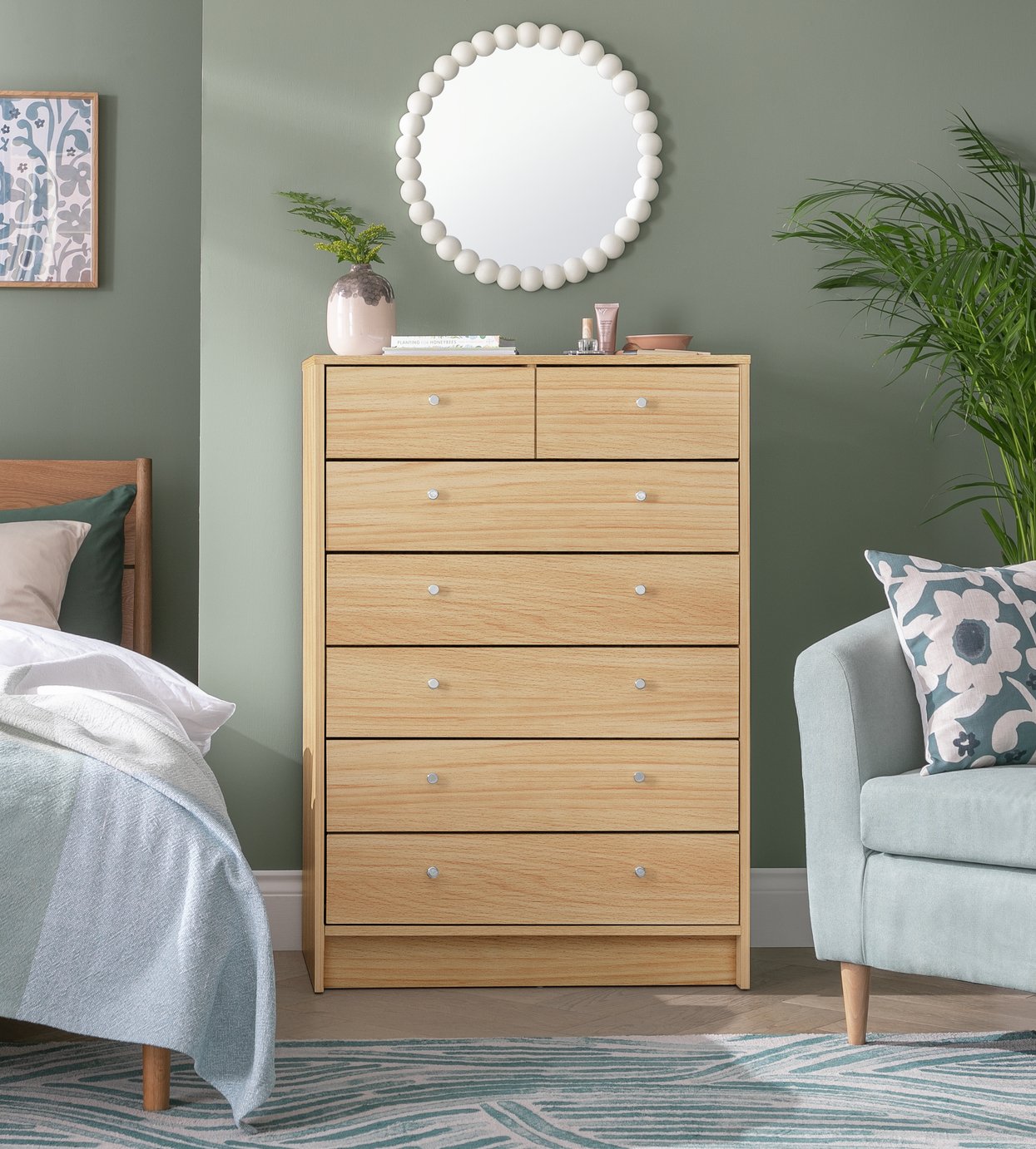 Argos Home Malibu 7 Drawer Chest
