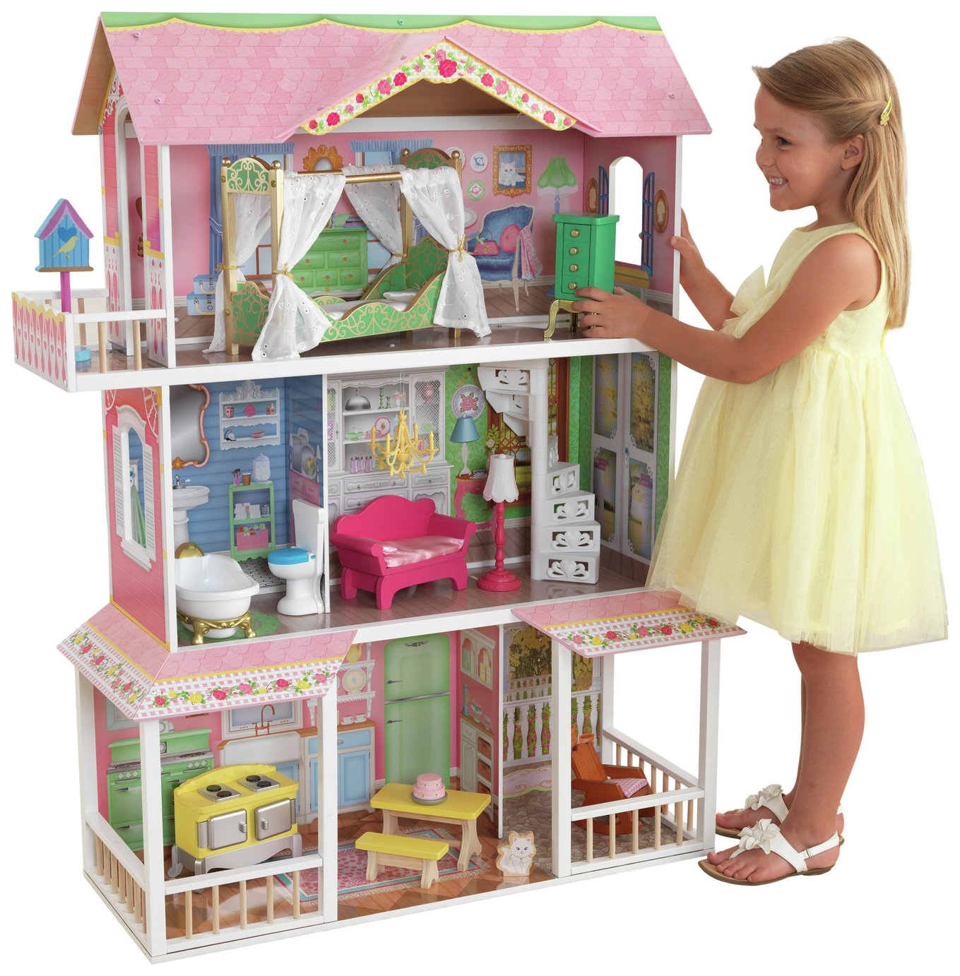 wooden dolls house furniture argos