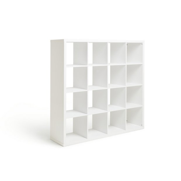 Buy Habitat Squares Plus 16 Cube Storage Unit - White Gloss | Bookcases and shelving units | Argos