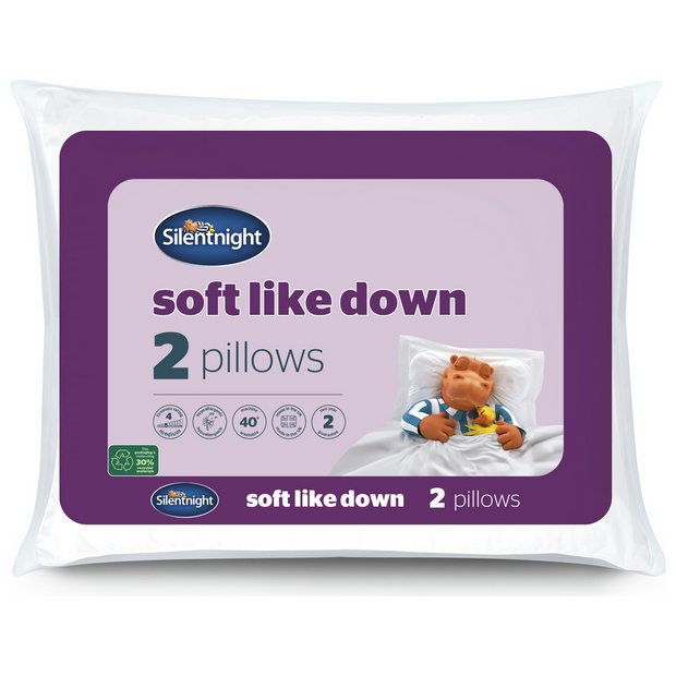 Silentnight just like shop down microfibre pillow