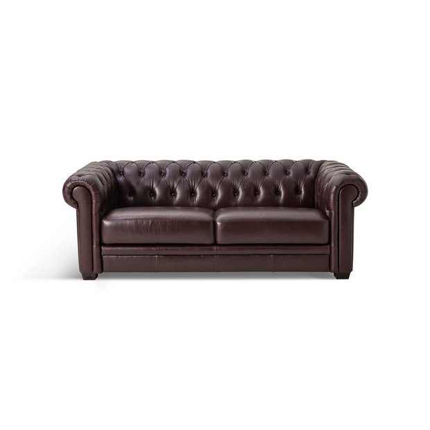 Grey chesterfield on sale sofa argos