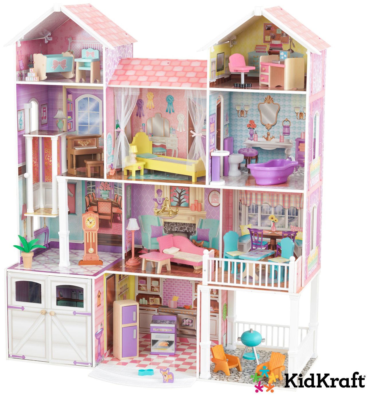 argos wooden dolls house