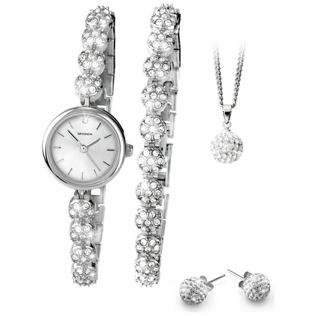 Argos ladies watch shop and bracelet set