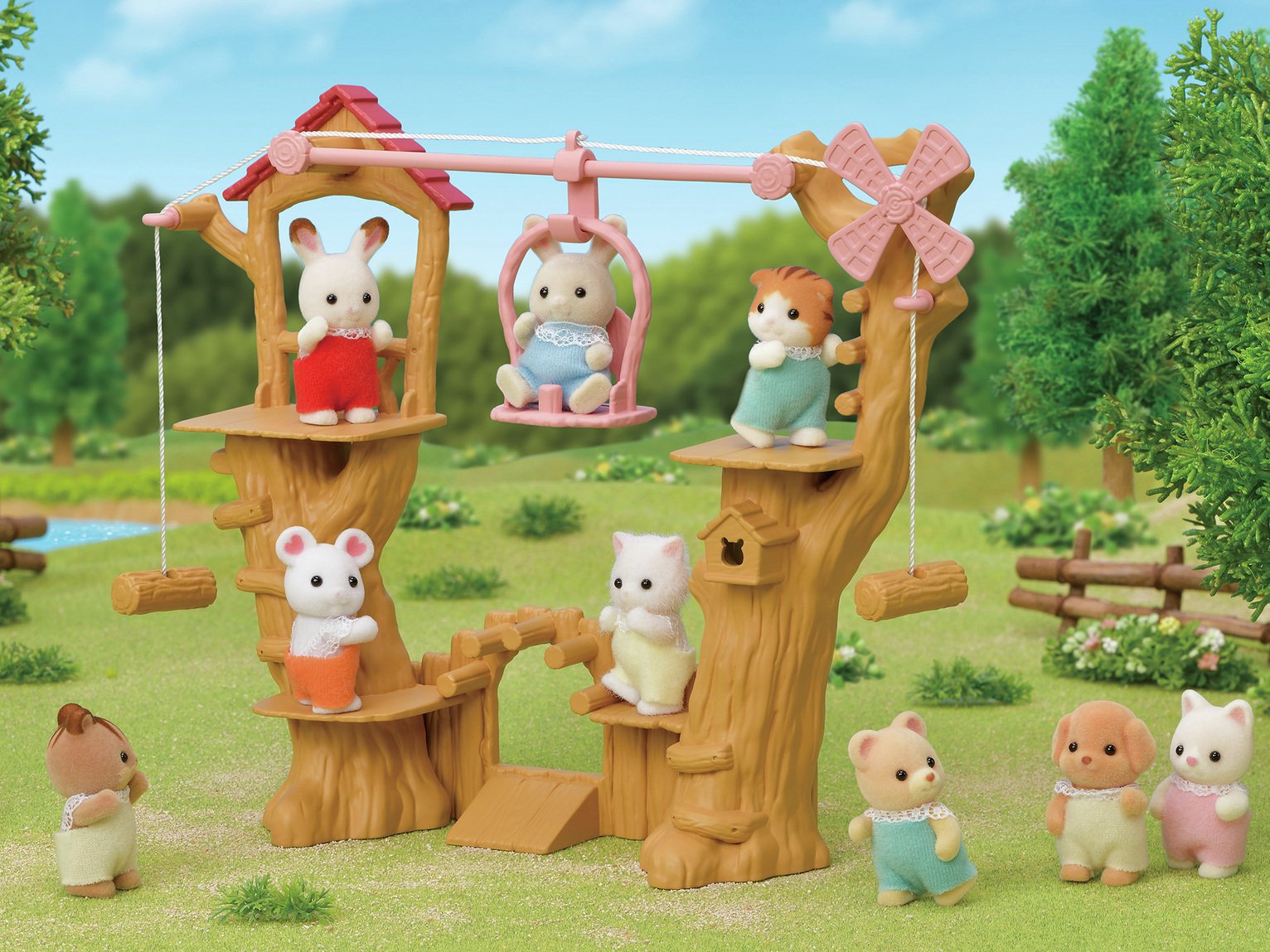 sylvanian families cedar terrace argos