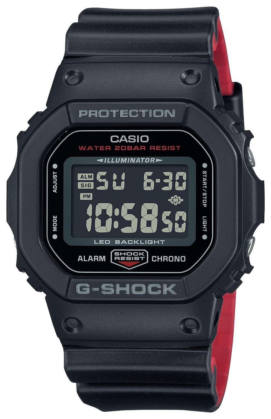 Buy Casio G-SHOCK Men's Analogue Display Black Resin Strap Watch
