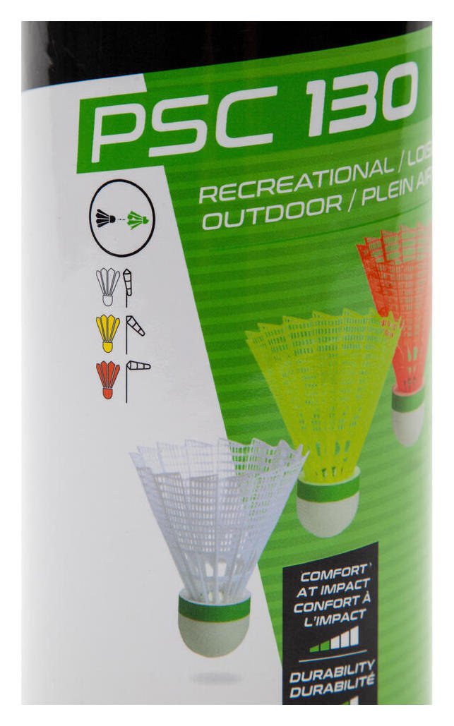 Decathlon Outdoor Badminton Shuttlecocks x 3
