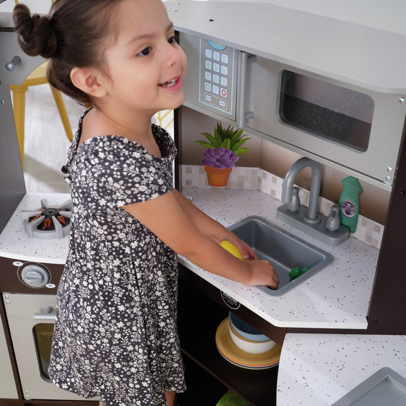 wooden play kitchen argos