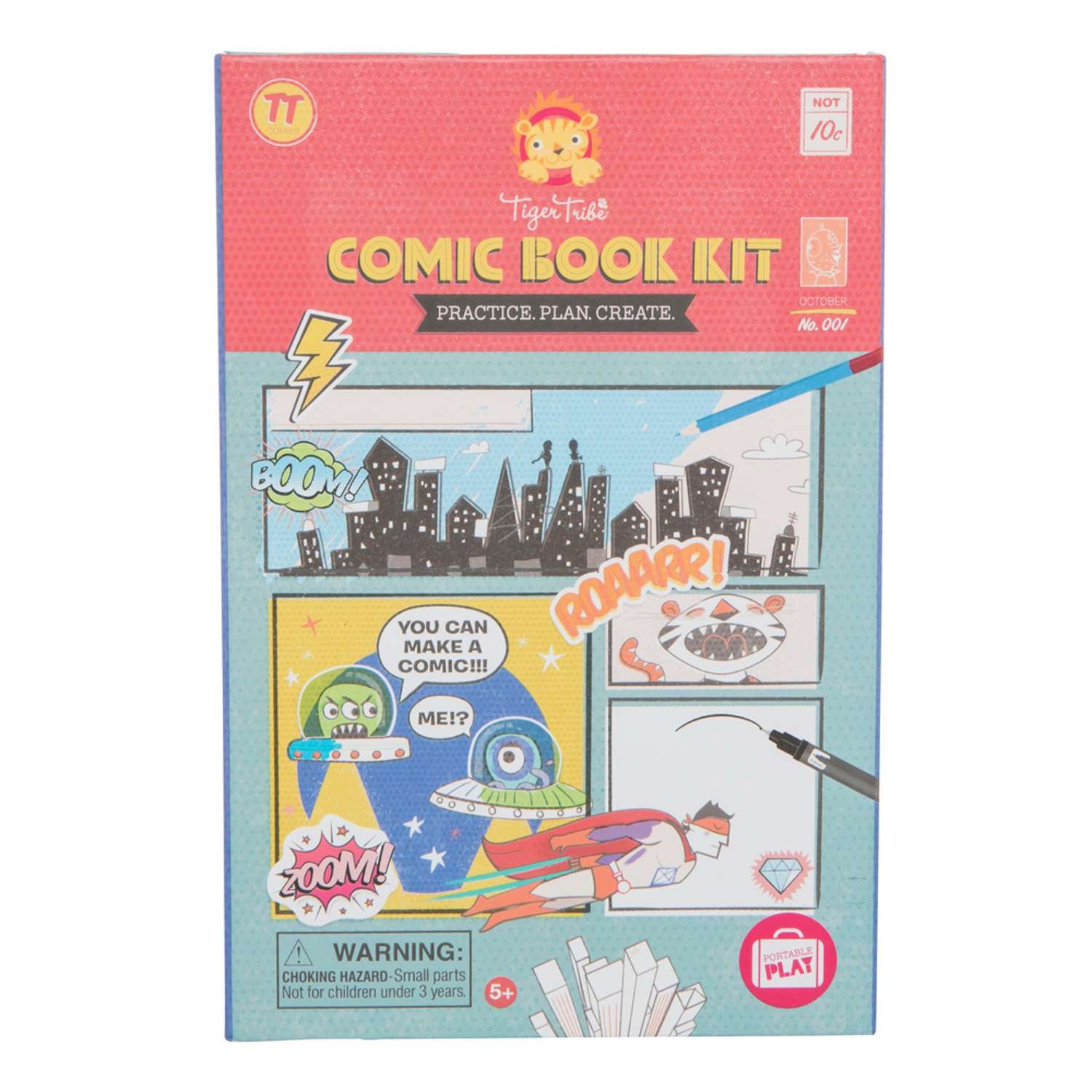 Tiger Tribe Comic Book Kit - Practice. Plan. Create. - 5 Years +