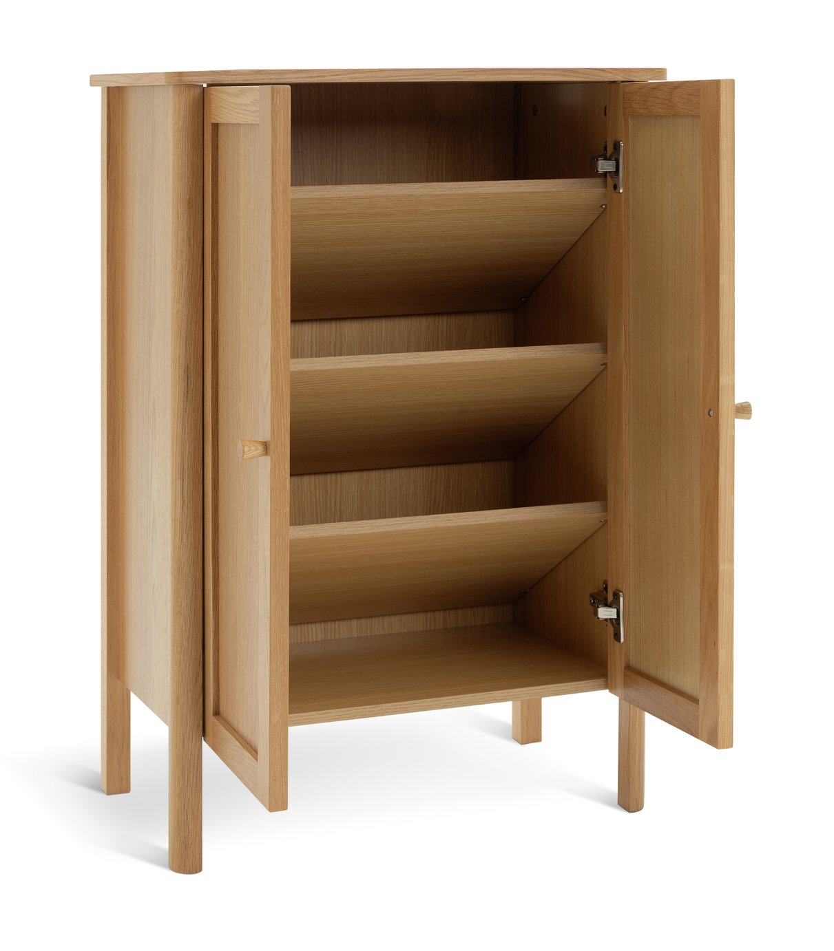 Argos Home Knole 2 Door Shoe Storage Cabinet - Oak