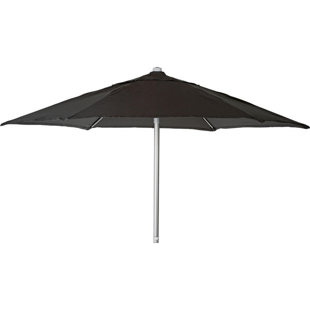 Buy Argos Home 2m Water Repellent Garden Parasol Black Garden parasols and bases Argos