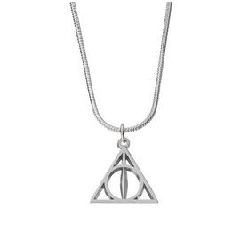 Harry Potter Silver Colour Deathly Hallows Pendant Necklace