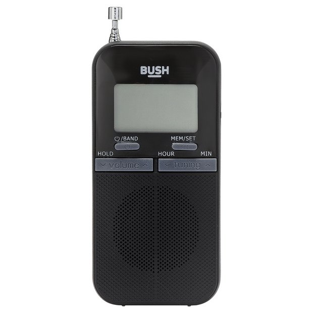 Buy Bush Personal FM Radio - Black | Radios and clock radios | Argos