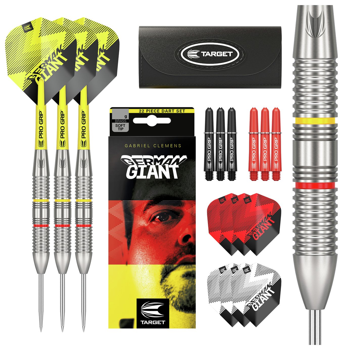 Target Gabriel Clemens 22g Brass Darts Set