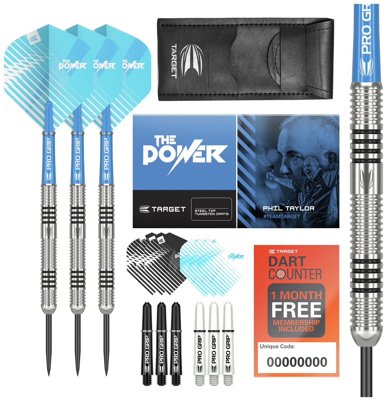 Target Phil Taylor 22g Tungsten Darts Set
