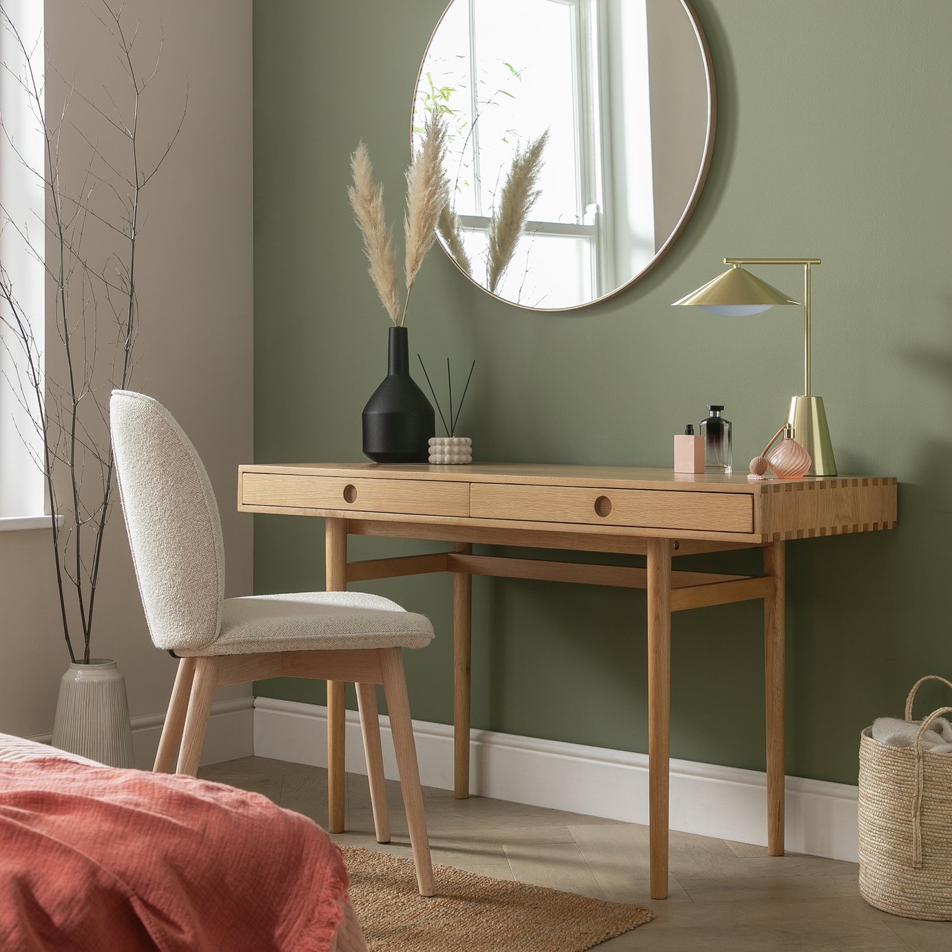 Habitat Bennett Dressing Table - Oak