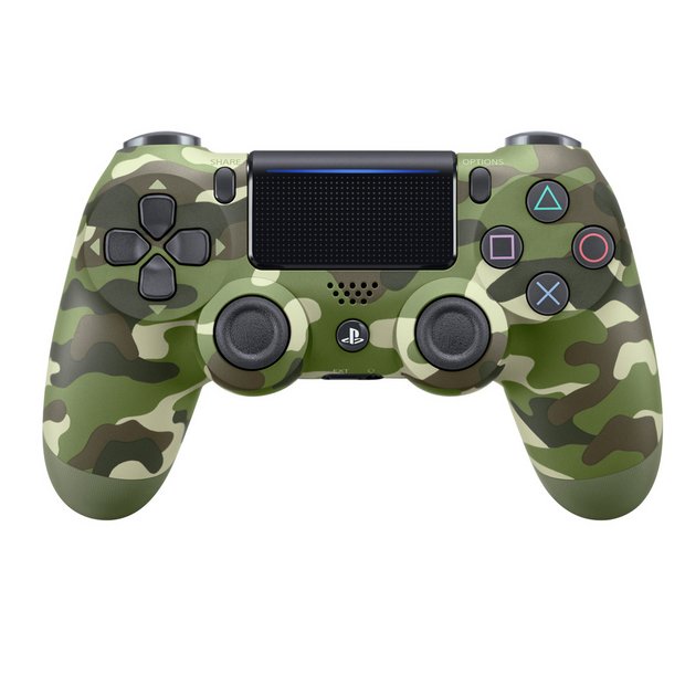 Buy Ps4 Dualshock 4 V2 Wireless Controller Green Camo Ps4 Controllers And Steering Wheels Argos