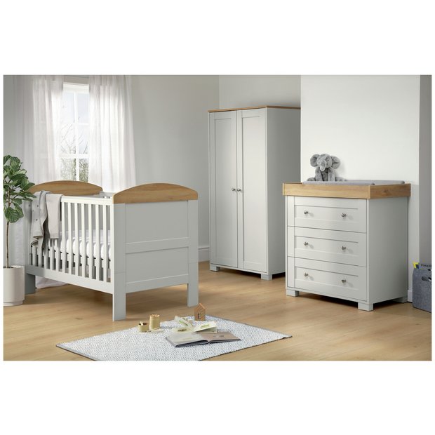 Buy Mamas & Papas Harrow 3 Piece Nursery Furniture Set - Grey | Nursery furniture sets | Argos