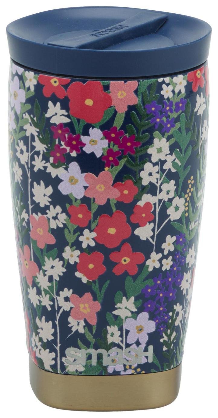 Smash Winter Floral Travel Coffee Cup - 350ml