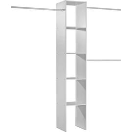 Spacepro Basix 5 Shelf Storage for Sliding Wardrobes - White