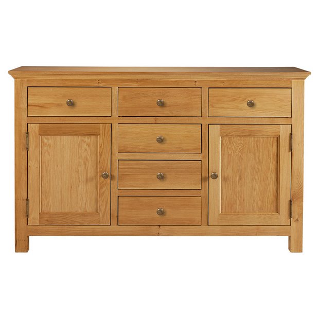 Buy Collection Kingsbury Large Sideboard - Oak & Oak Veneer at Argos.co ...