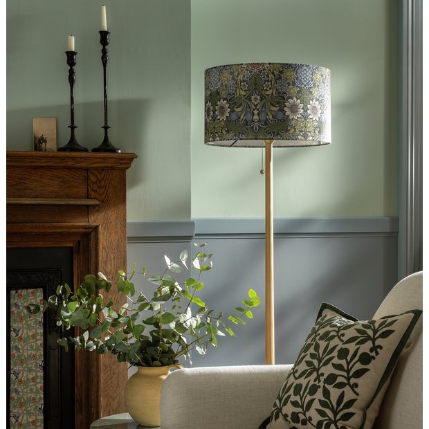 Argos navy lamp shade sales