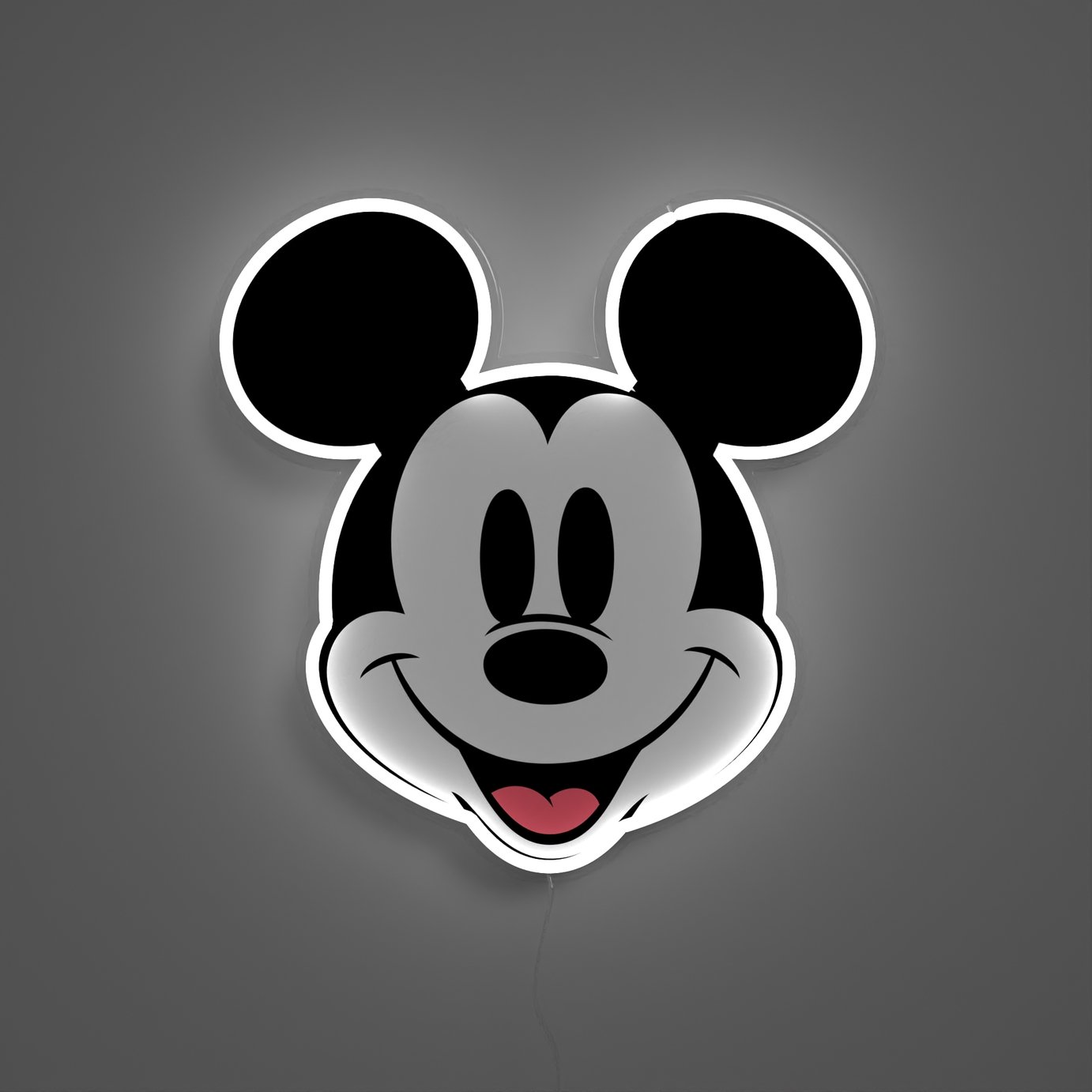 Yellowpop Disney Mickey Mouse Face LED Neon Effect Light