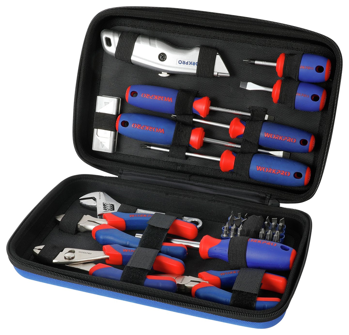 WORKPRO 56 Pieces Household Repair Tool Set