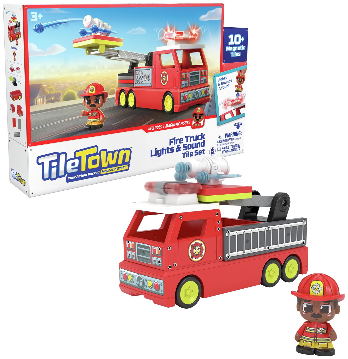 Tile Town Fire Truck Set