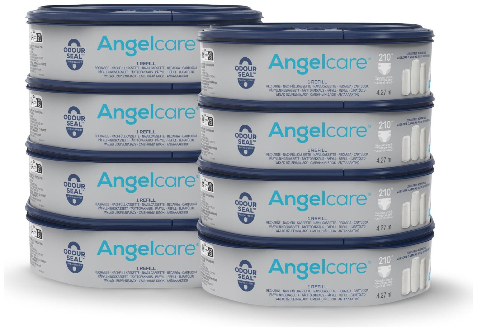 Angelcare XL Of 8- Pack Refills