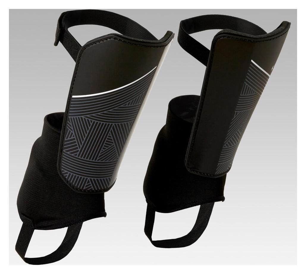Decathlon Kids' Football Shin Pads Essential 140 Black - XS