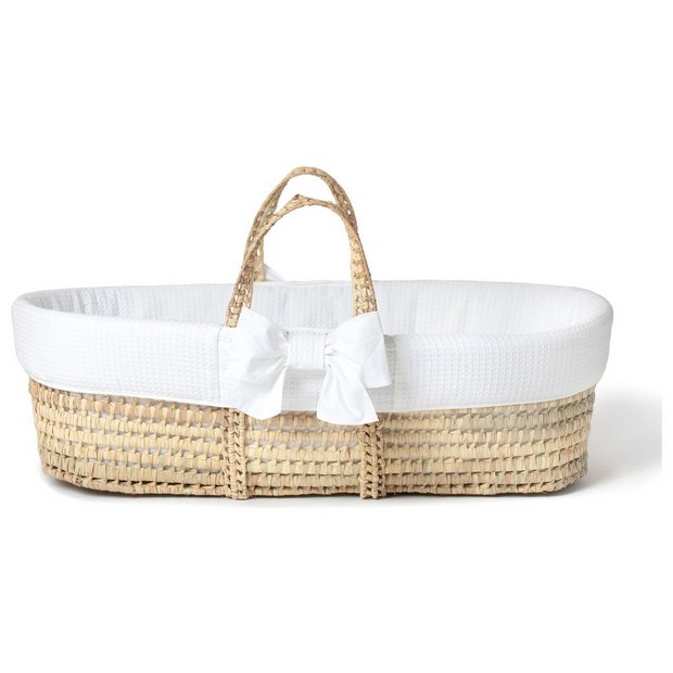 Clair de Lune Waffle Palm Moses Basket, Opinioni e Prezzi