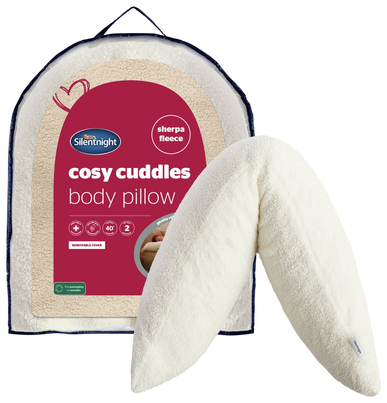Silentnight Cosy Cuddles Medium Body Pillow