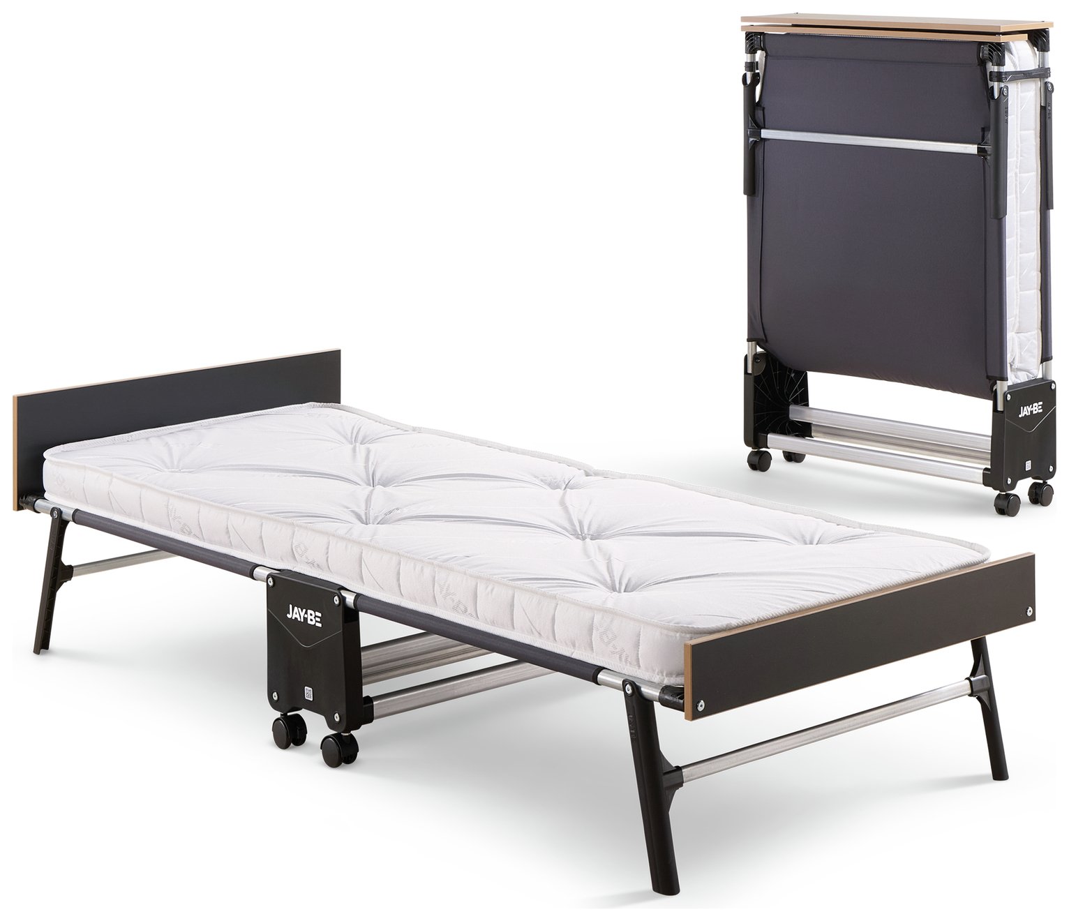 Jay-Be Grand Folding Bed with e-Pocket Mattress - Single