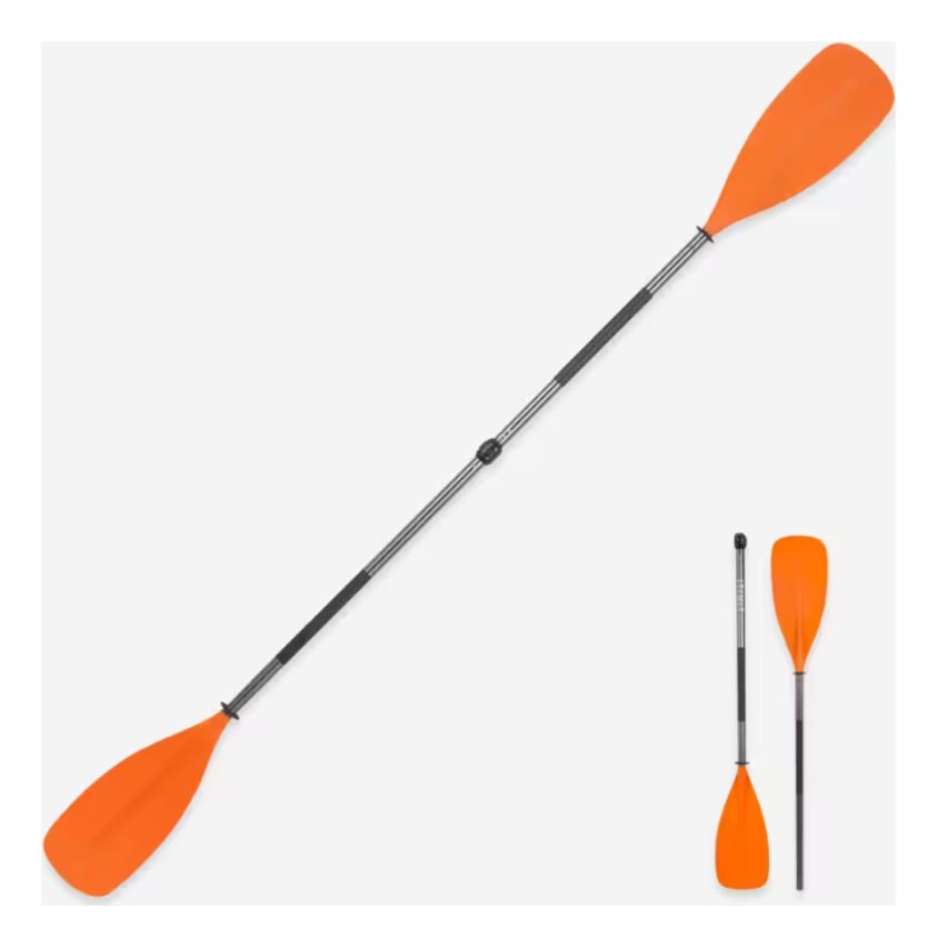 Decathlon Adjustable Symmetrical 215cm 2-Part Kayak Paddle