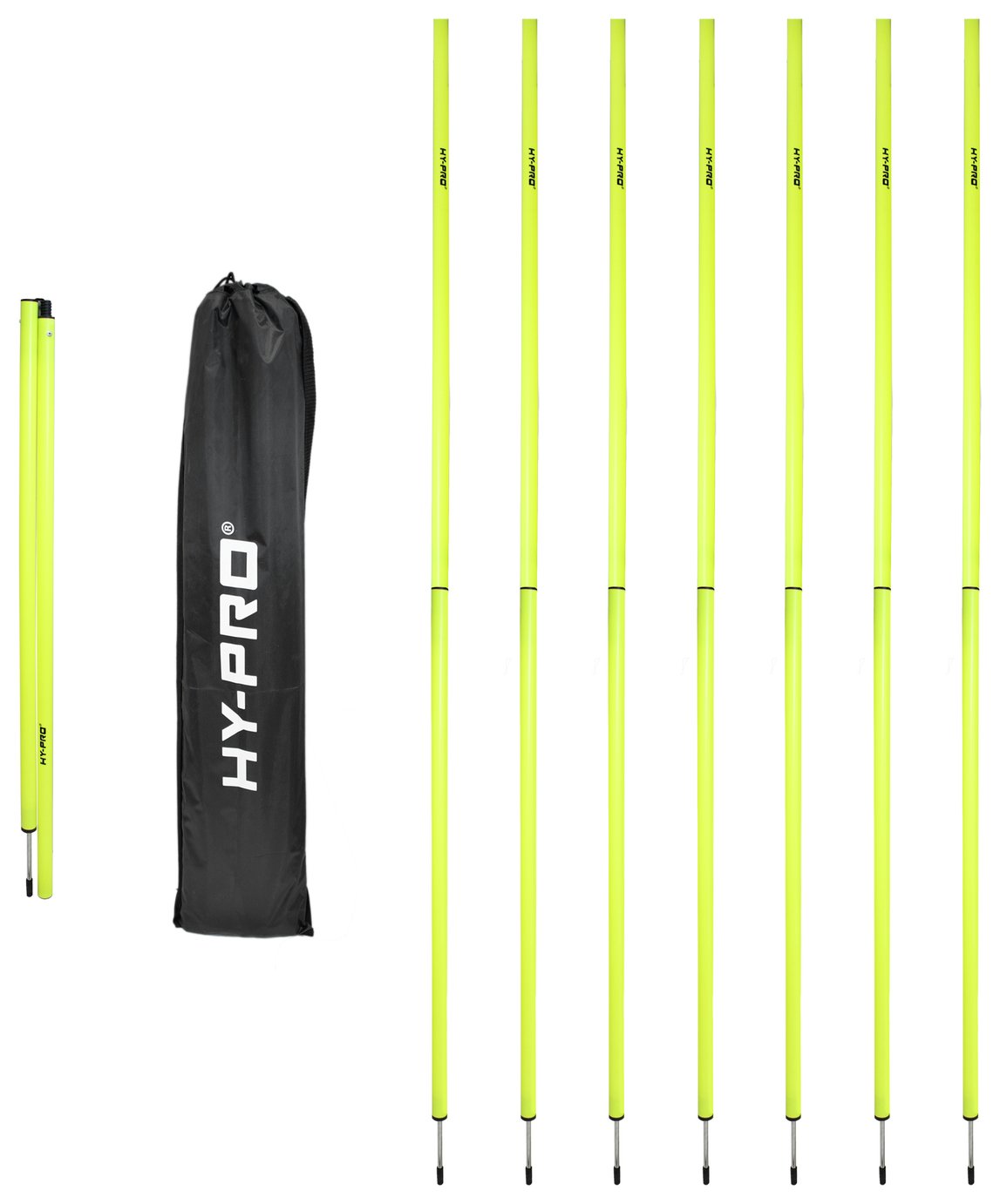 Hy-Pro 8-Pack Collapsible Agility Training Poles