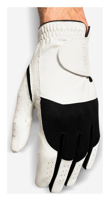 Decathlon Men's Golf Glove Right Handed White and Black S