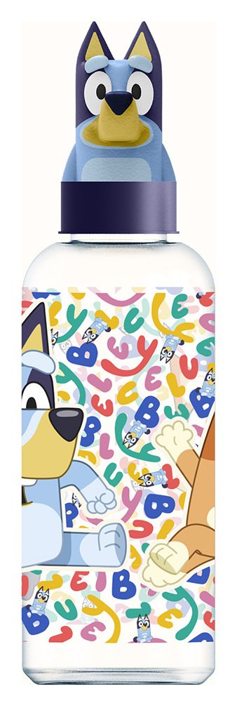 Bluey 3D Head Blue Sipper Water Bottle - 560ml