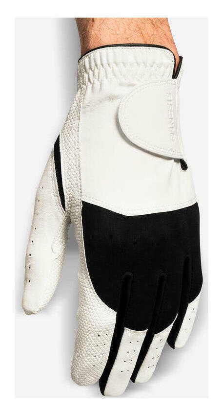 Decathlon Men's Golf Glove Right Handed White and Black XL