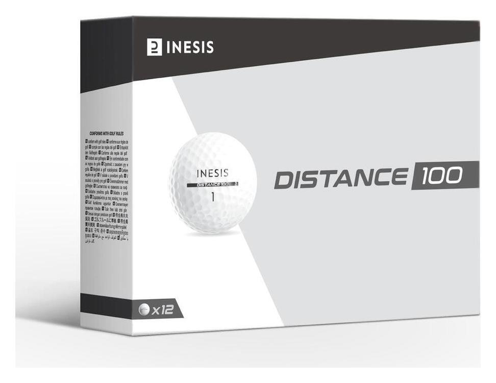 Decathlon Golf Balls 100 x 12 White